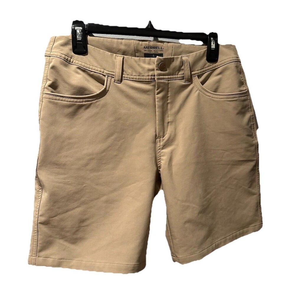 Merrell Women's Size 6 Outdoor Short Hiking Adventure Casual Bermuda Tan